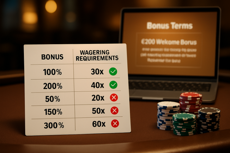 Finding Georgian Casino Bonuses with Lowest Wagering Requirements